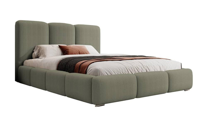 NADUVI Collection Bedframe Briar met opbergvak ribstof 160x200