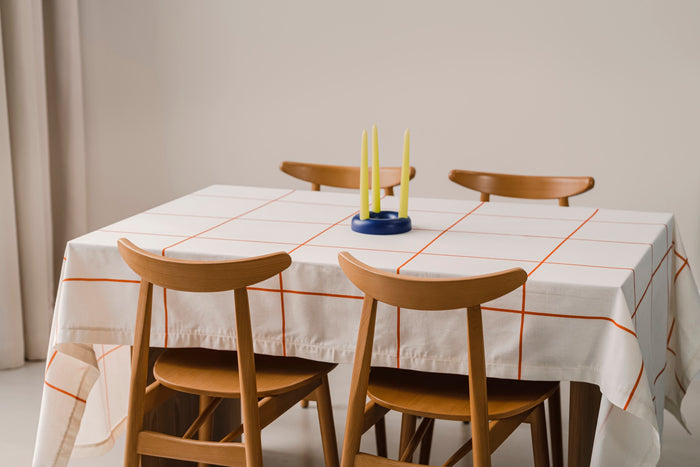 noo.ma MARR Tafelkleed - 140x250 cm - Orange Peel