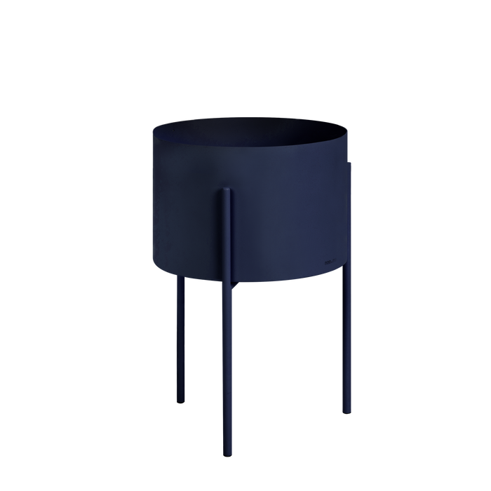 noo.ma MAKI Bloempot - breed - Storm Blue