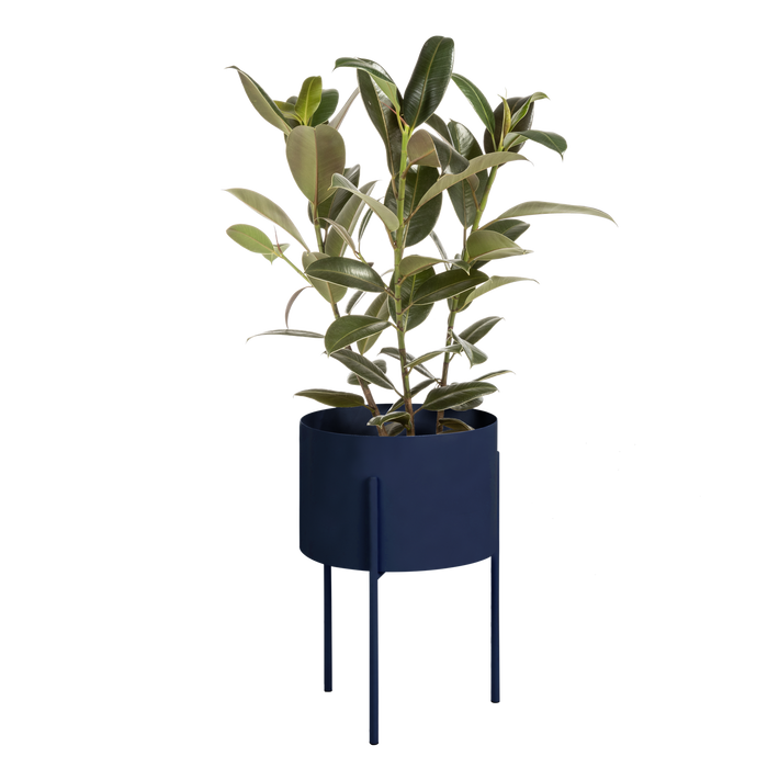 noo.ma MAKI Bloempot - breed - Storm Blue