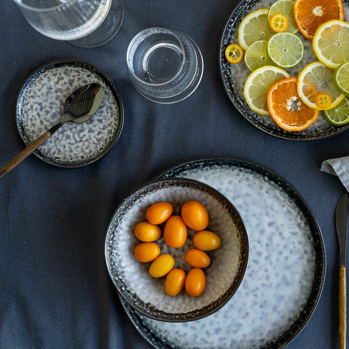 Kare Design Soho borden - grijs - 14cm - 4st