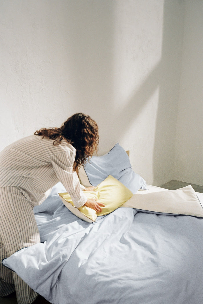 noo.ma OBA Dekbedovertrek - 220x240 cm - Baby Blue