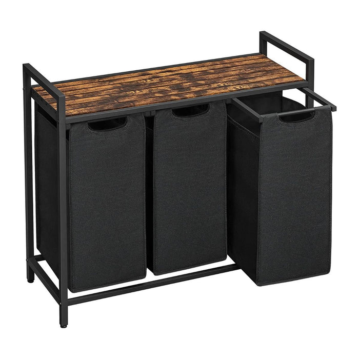 Calicosy - Wasmand met 3 compartimenten - B92,5 x H72 cm