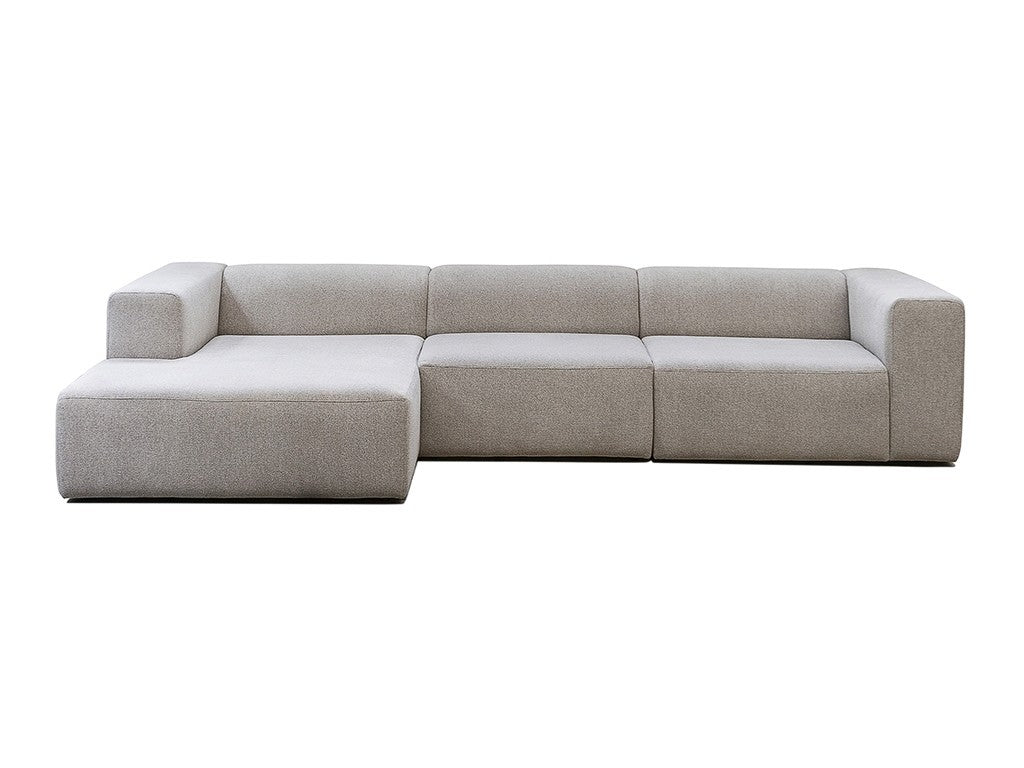 4x6 sofa - X6 madly modular set H links beige melange - 331 cm
