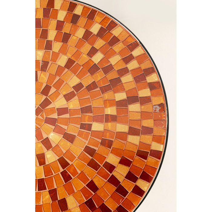 Bijzettafel Clack Mosaic Ø35cm oranje Kare Design