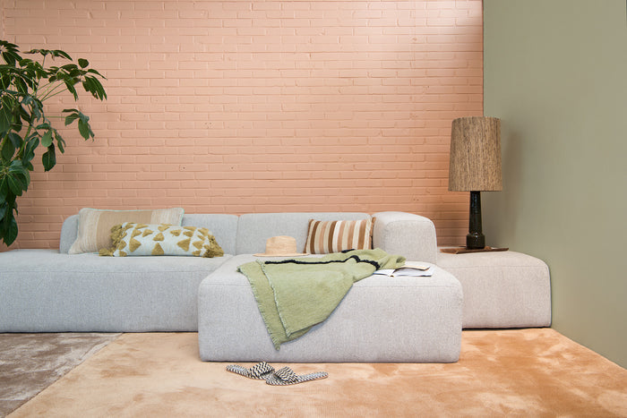 4x6 sofa - X6 madly modular set B rechts  beige melange - 288 cm