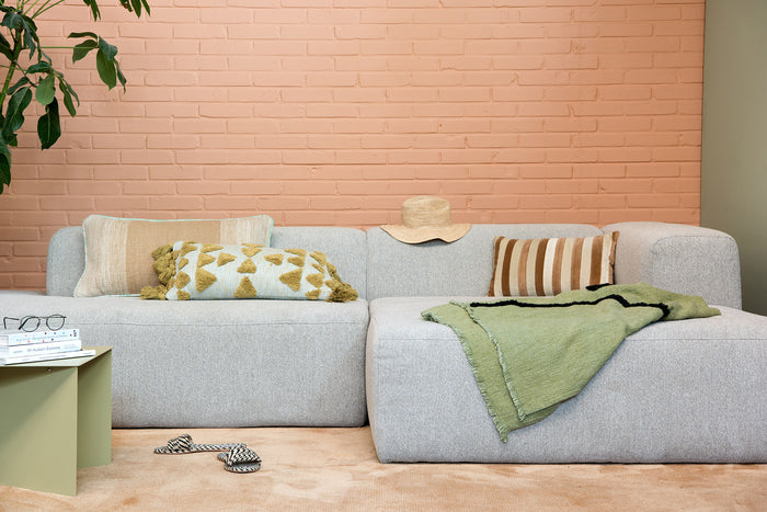 4x6 sofa - X6 madly modular set B rechts  beige melange - 288 cm