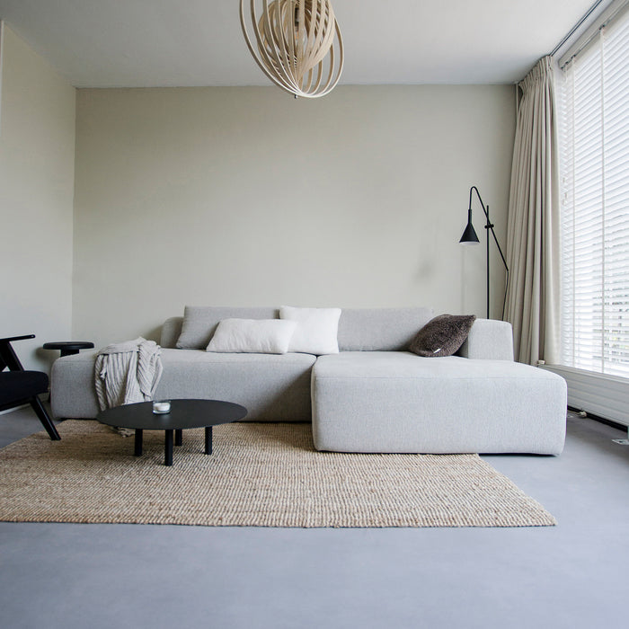 4X6 SOFA X6 modulaire hoekbank B rechts  beige melange - 288 cm