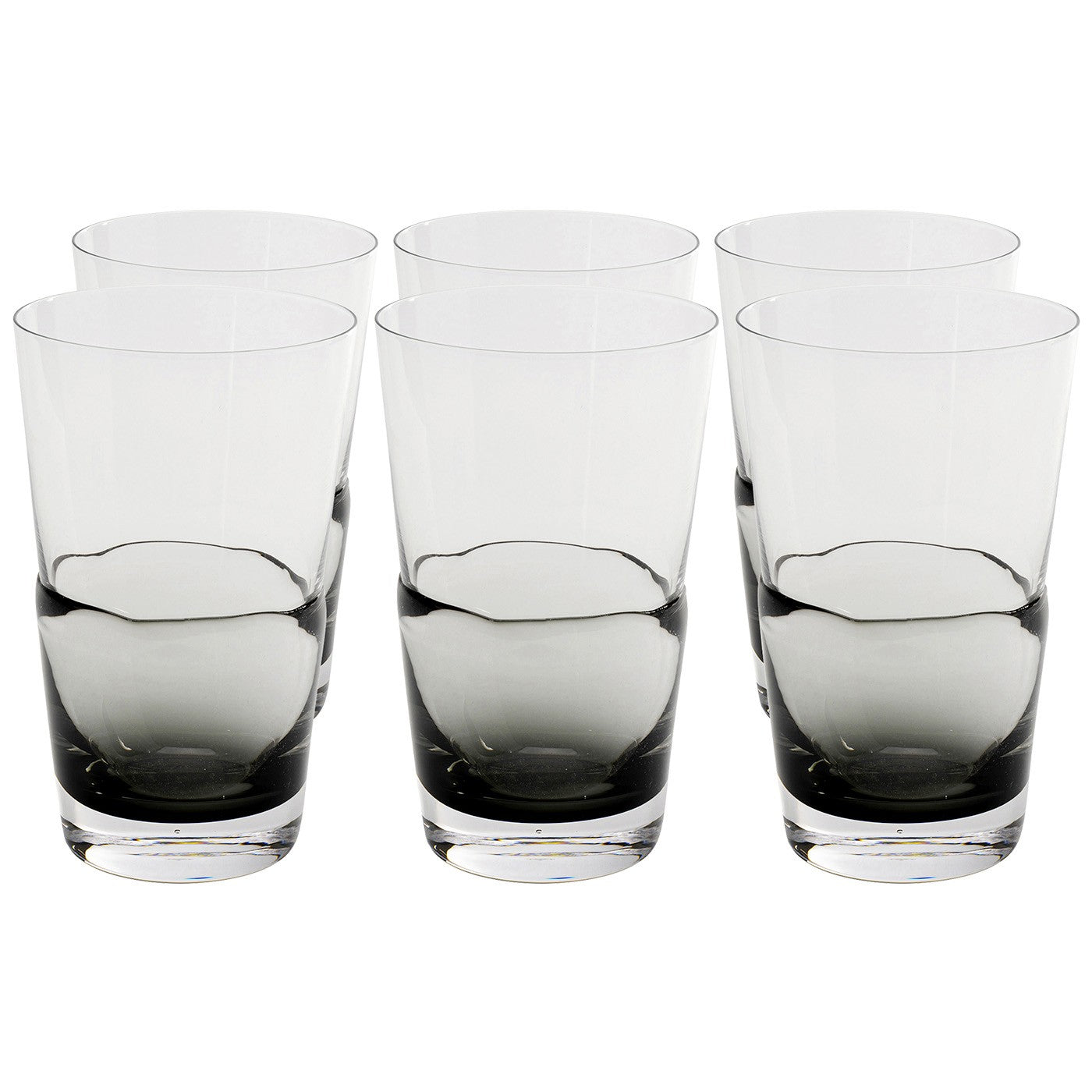 Kare Design Mimi waterglazen - grijs - 6st