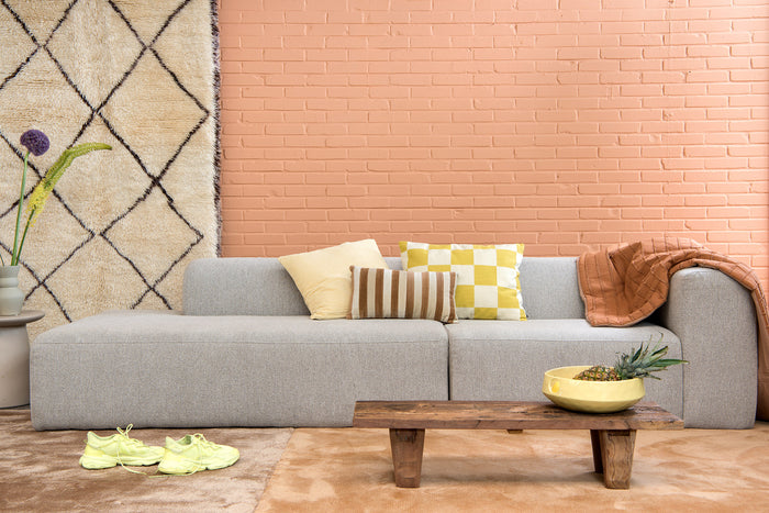 4x6 sofa - X6 madly modular set D rechts beige melange - 285 cm