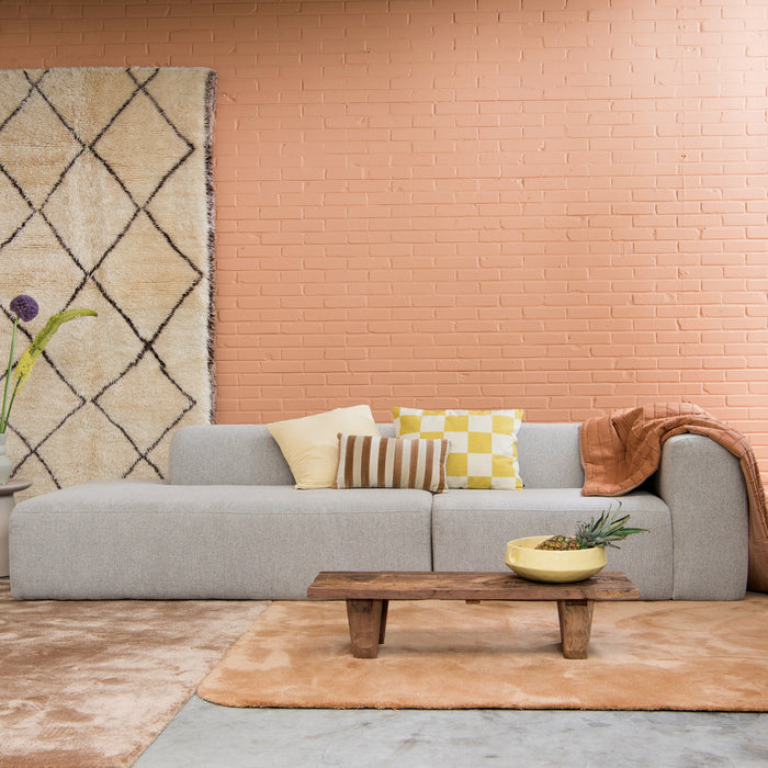 4x6 sofa - X6 madly modular set D rechts beige melange - 285 cm