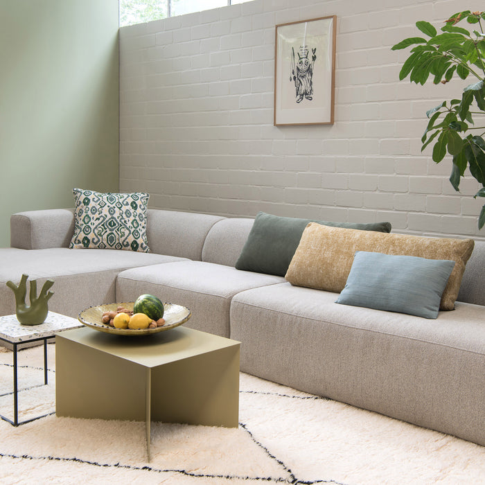4x6 sofa - X6 madly modular set F links beige melange - 378 cm