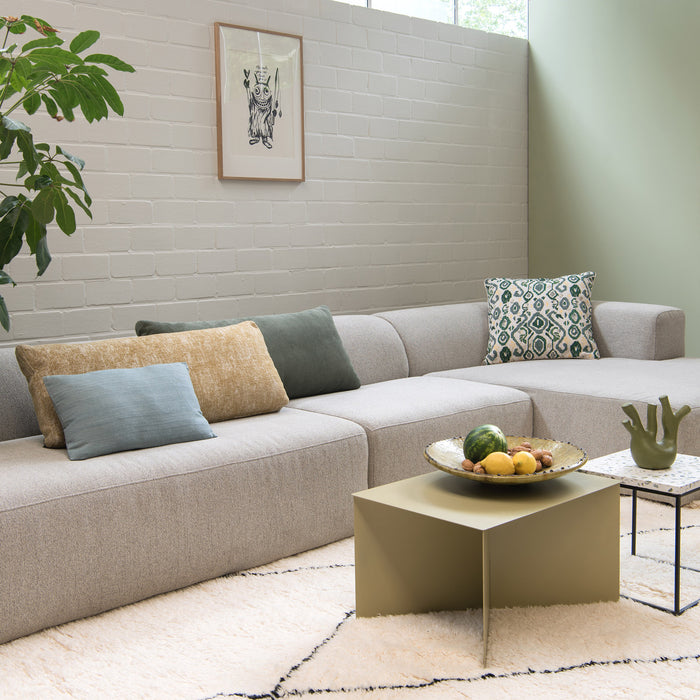 4x6 sofa - X6 madly modular set F rechts beige melange - 378 cm
