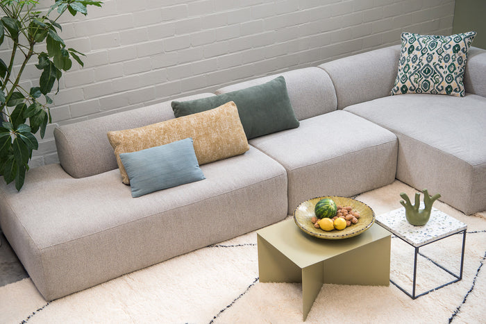 4x6 sofa - X6 madly modular set F rechts beige melange - 378 cm