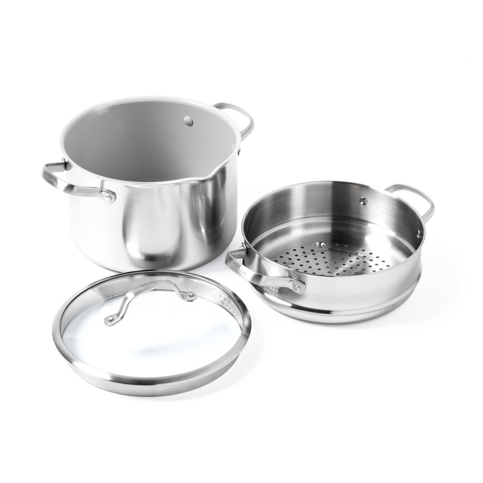 GreenPan Venice Pro Evershine 3-delige multikookset 24cm - PFAS-vrij