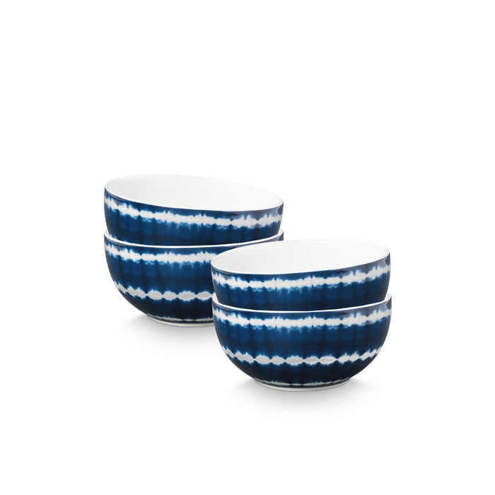 vtwonen Tie-Dye Kommen - Ronde schaaltjes - Serviesset van 4 - 15cm