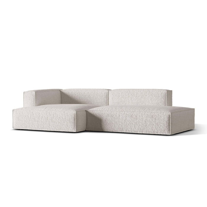 Micadoni Hoekbank Nuria 4-zits links bouclé