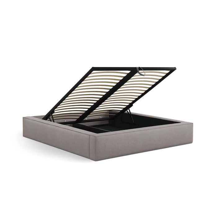 Micadoni Bedframe met opbergvak Simon 180x200 bouclé