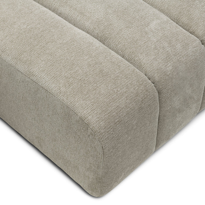 Rivièra Maison - Dazzle Chaise Longue in F37 - Fern Groen van Polyester en Rubberwood (134x175 cm)