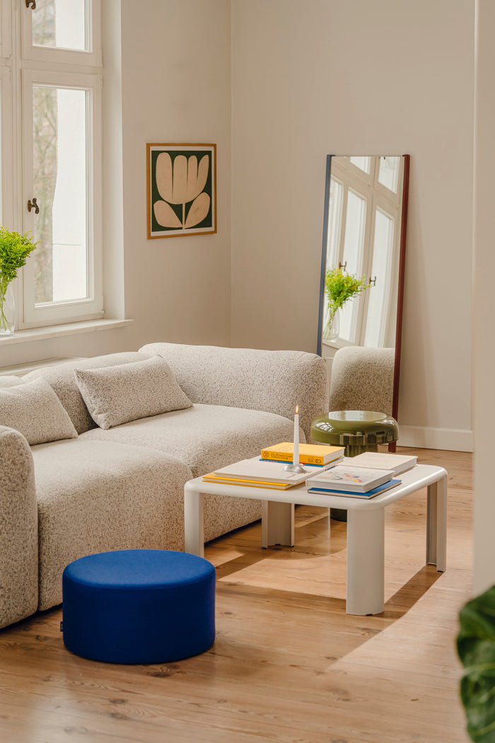 noo.ma FOLK Poef - Blueberry Pie Wool