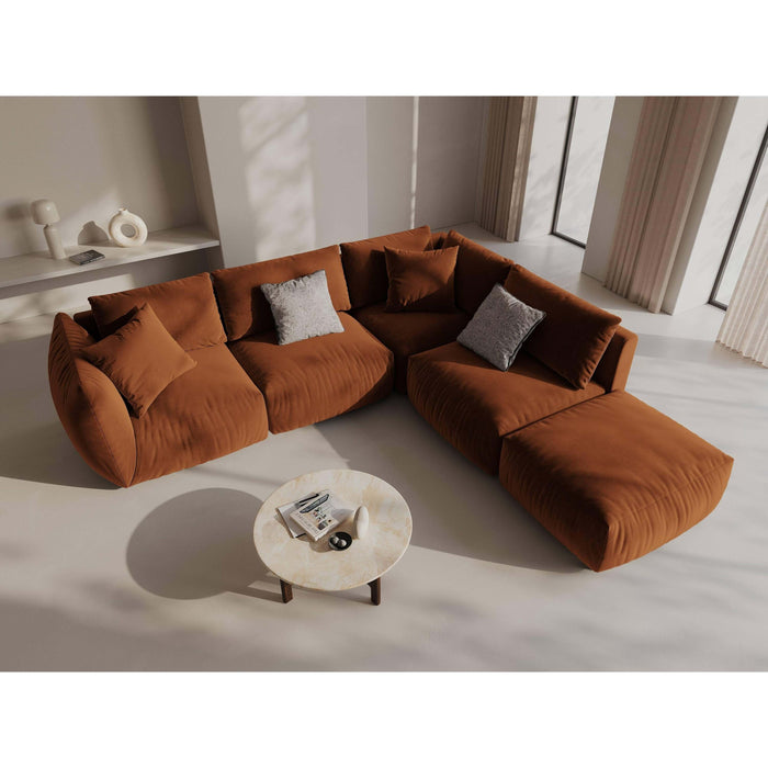 Micadoni Hoekbank Christ 4-zits rechts velvet