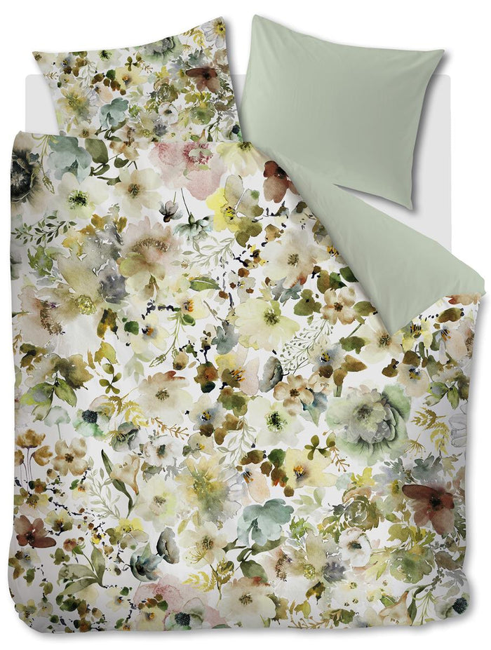 Kardol Aquitaine  dekbedovertrek - 200x200|220 - Groen