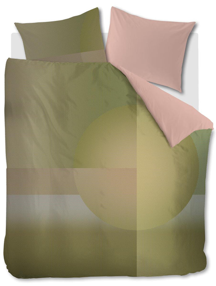 Beddinghouse Dutch Design Glossy  dekbedovertrek - 260x200|220 - Groen