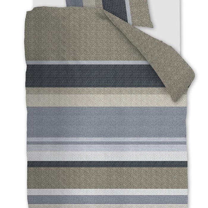 Beddinghouse Jorren  dekbedovertrek - 140x200|220 - Blauw Grijs