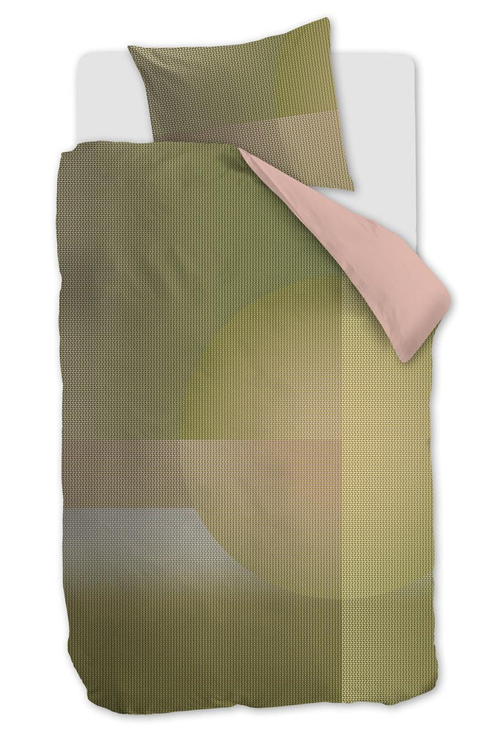 Beddinghouse Dutch Design Glossy  dekbedovertrek - 140x200|220 - Groen