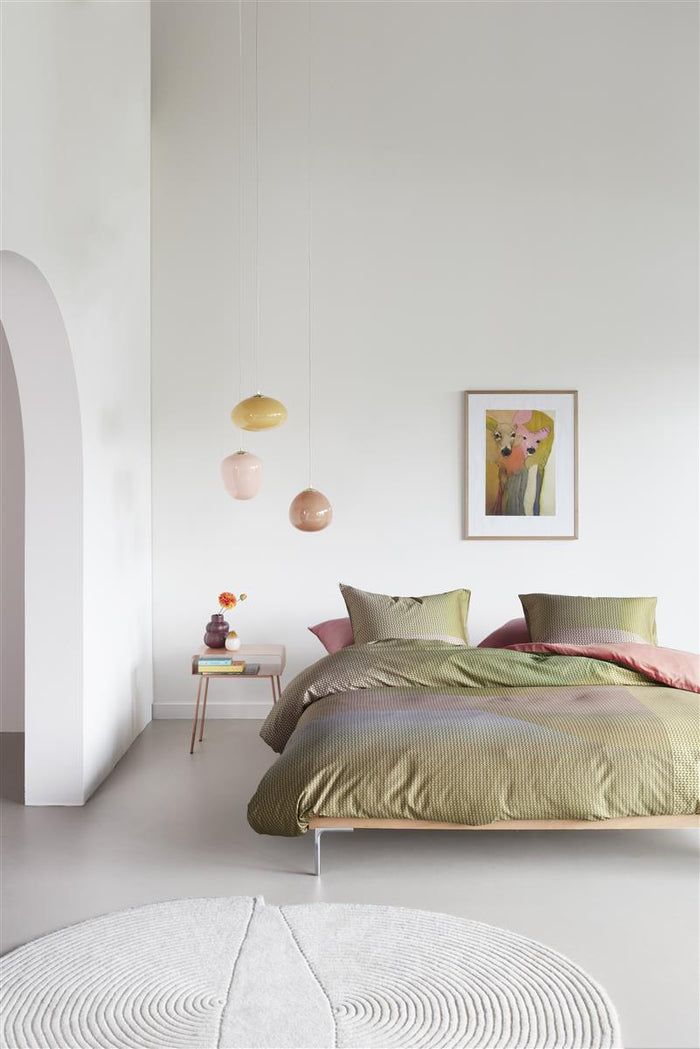 Beddinghouse Dutch Design Glossy  dekbedovertrek - 140x200|220 - Groen