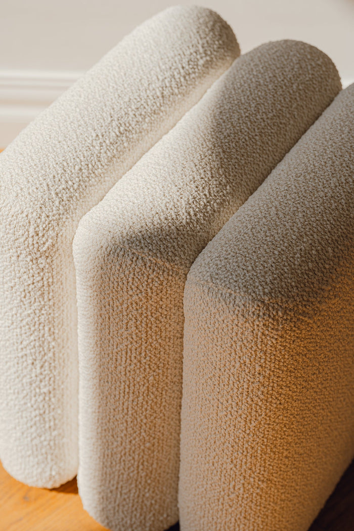 noo.ma RADD Poef - Cloud Beige Bouclé