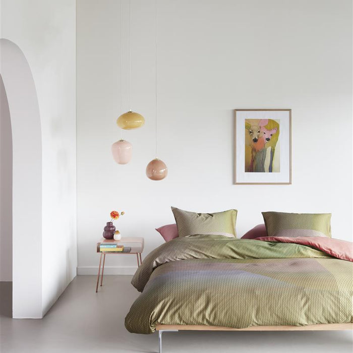 Beddinghouse Dutch Design Glossy  dekbedovertrek - 200x200|220 - Groen