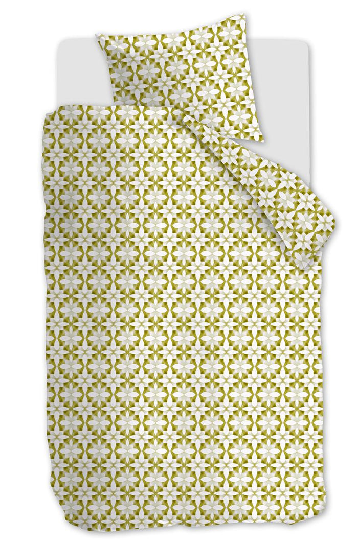 Beddinghouse Mae  dekbedovertrek - 140x200|220 - Groen