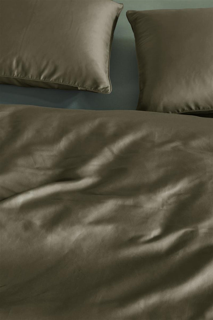 Beddinghouse Change  dekbedovertrek - 200x200|220 - Olijfgroen