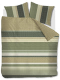 Beddinghouse Jorren  dekbedovertrek - 200x200|220 - Olijfgroen