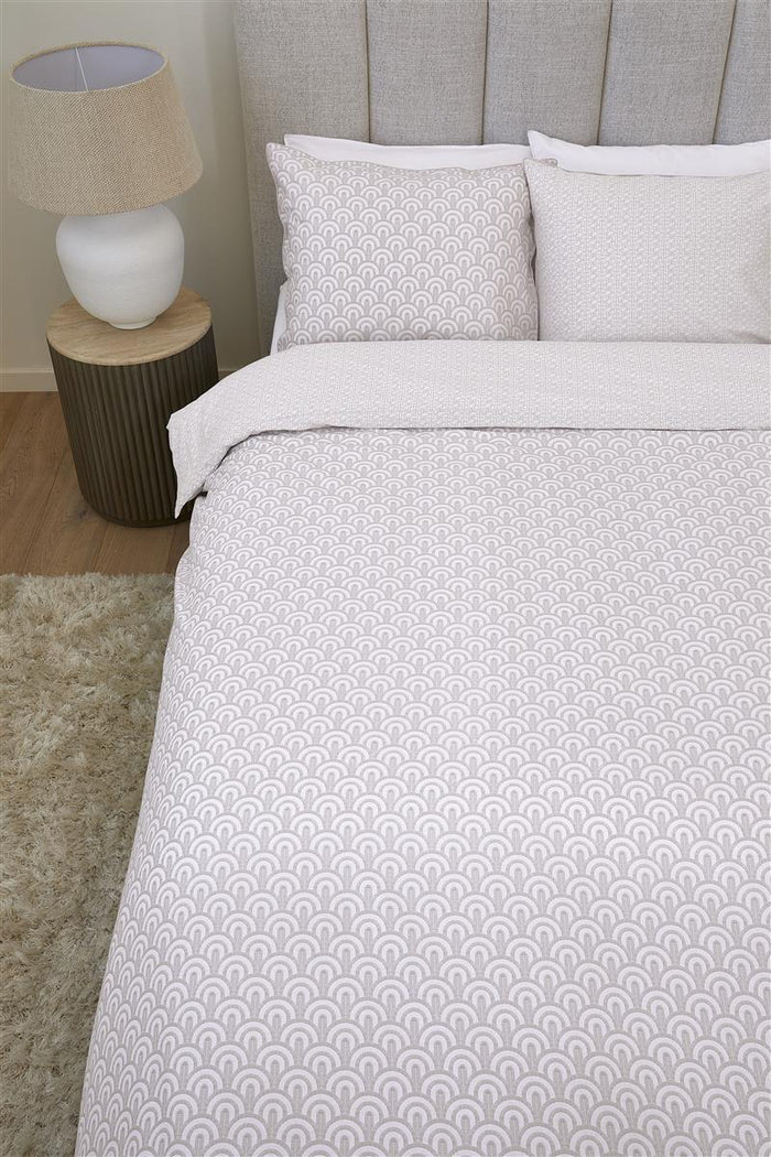 Riviera Maison Arched  dekbedovertrek - 260x200|220 - Zacht Roze