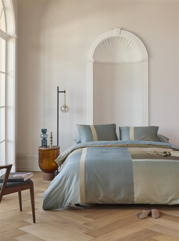 Kardol Sloane Square  dekbedovertrek - 260x200|220 - Blauw Grijs