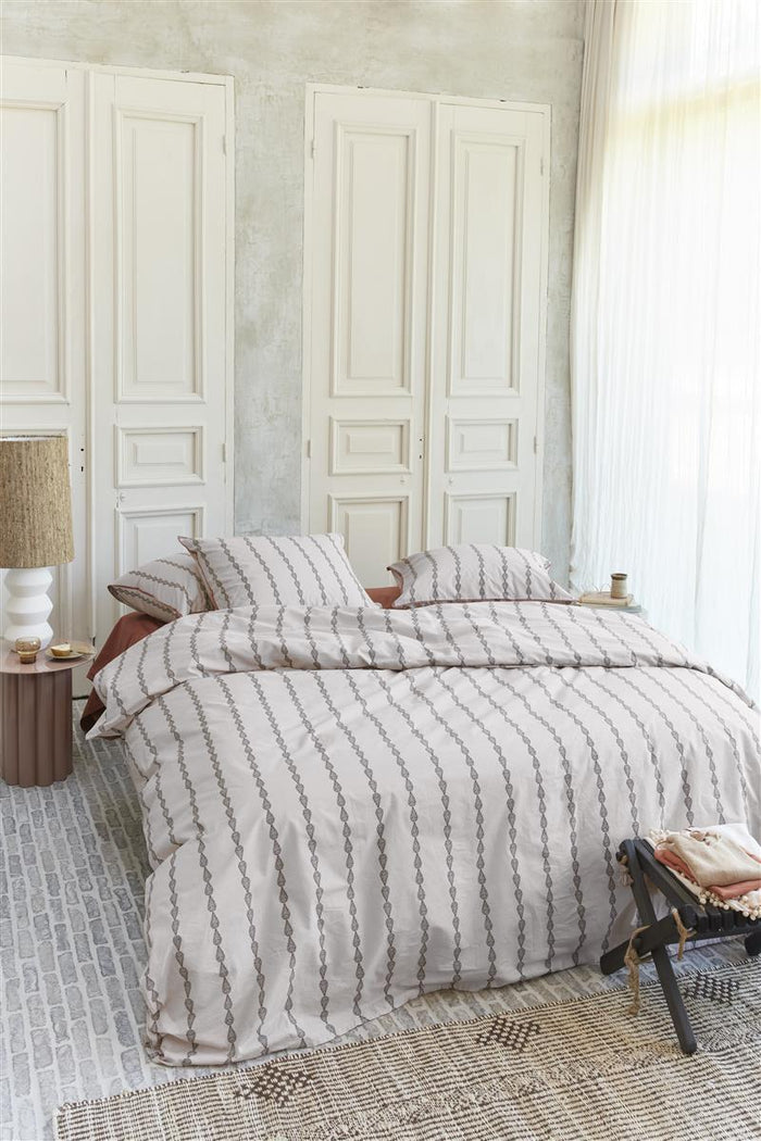 vtwonen Up Side Down  dekbedovertrek - 240x200|220 - Zand