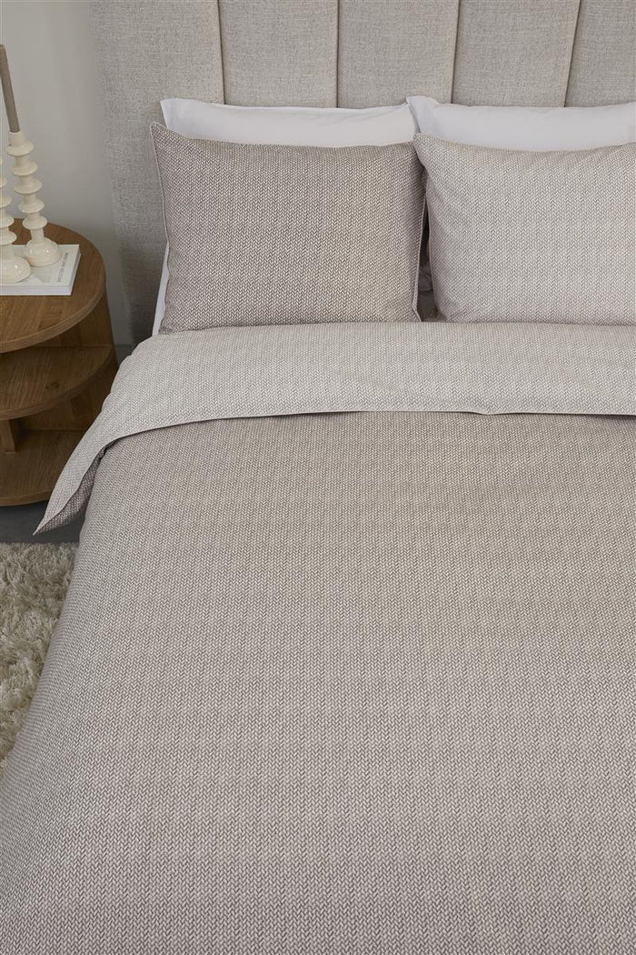 Riviera Maison Twisted  dekbedovertrek - 260x200|220 - Zand