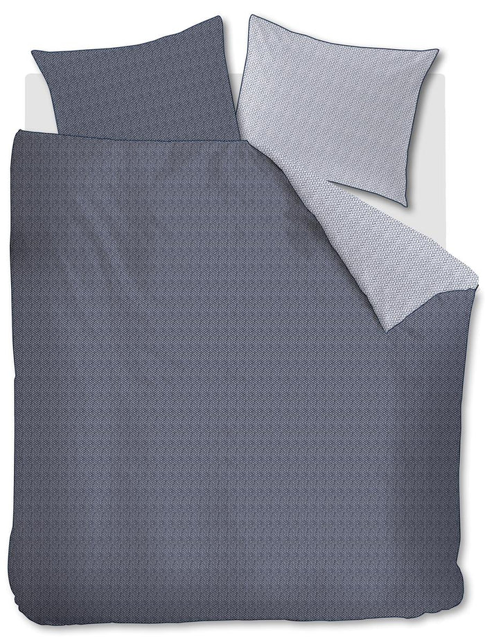 Riviera Maison Twisted  dekbedovertrek - 260x200|220 - Blauw