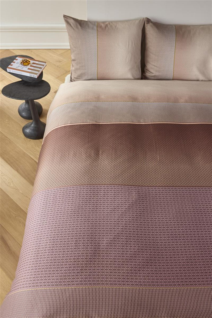 Kardol Mimic  dekbedovertrek - 140x200|220 - Steenrood