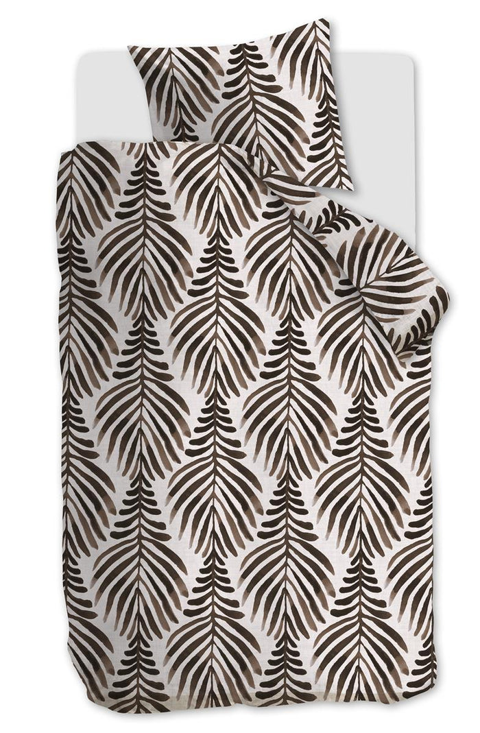 vtwonen Bold Feathers  dekbedovertrek - 140x200|220 - Zand