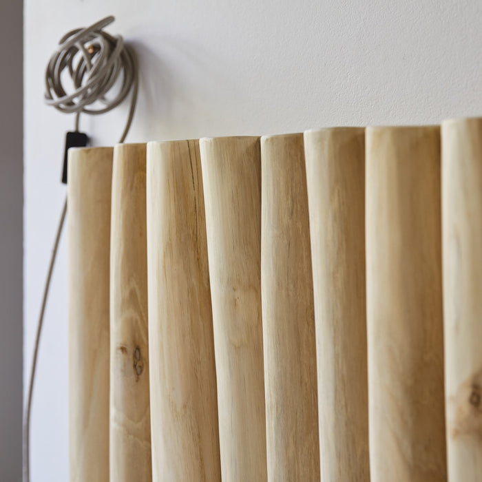 Tikamoon - Hoofdeinde voor kinderkamer van massief teakhout 120 cm