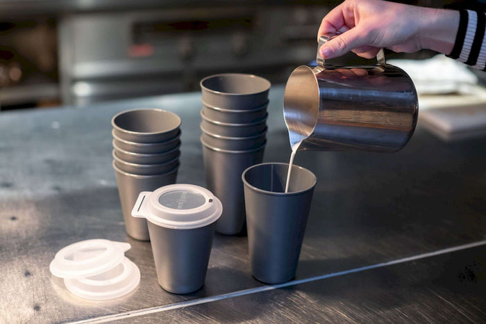 Koziol Bio-Circulair - Move Beker 400 ml Set van 12 Stuks