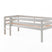 LUCEVI - Pino Halfhoogslaper met Ladder 90x200cm - Wit - H85CM