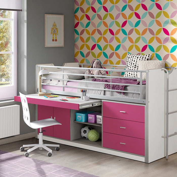 LUCEVI - Bonny 95 Halfhoogslaper 90x200cm - Fuchsia