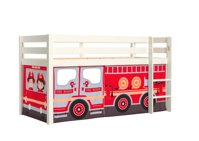 Vipack Pino Hoogslaper Brandweerwagen - wit