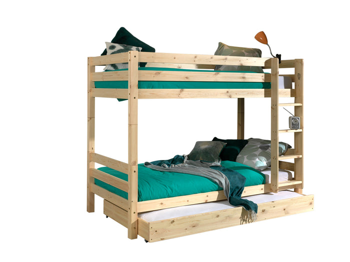Vipack Pino Stapelbed en Pino Rolbed - naturel