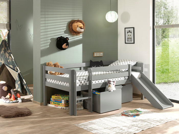 Vipack Pino Hoogslaper Mezzanine met Zetelbed - wit