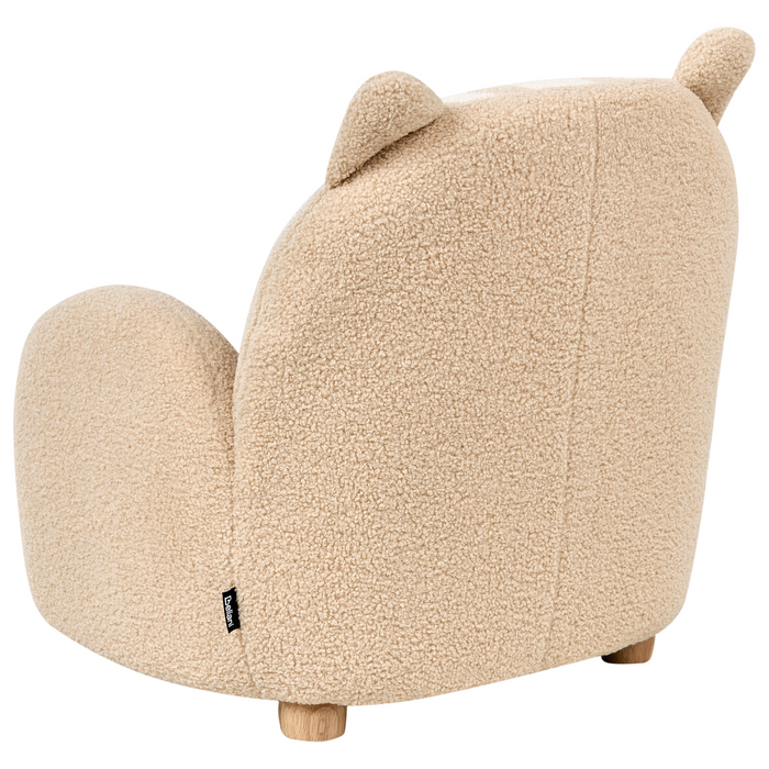 Beliani - ZOAR - Kinderfauteuil - Beige - Bouclé